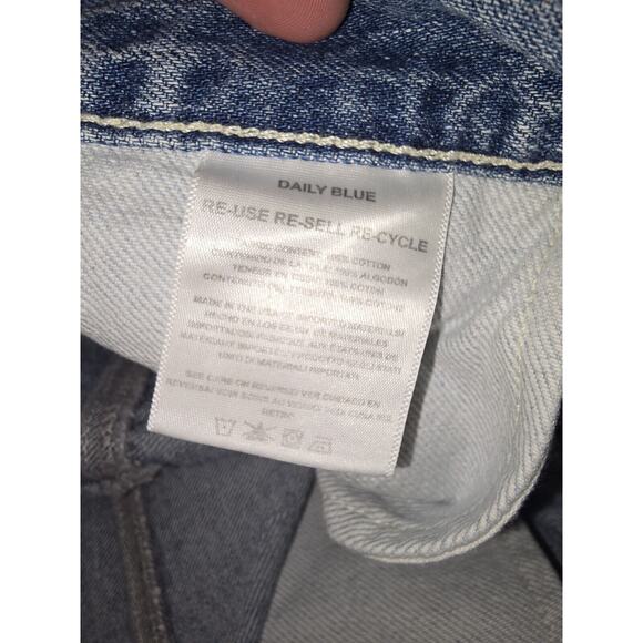 Daily Blue Easy Wide Leg Jeans Womens Size 28 Light Denim Easy Pant Pacific - Picture 13 of 15